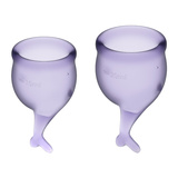 Kubeczki Menstruacyjne Feel Secure Menstrual Cup Set Satisfyer