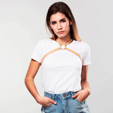 Пояс Maze Chest Thin Harness Brown Bijoux Indiscrets