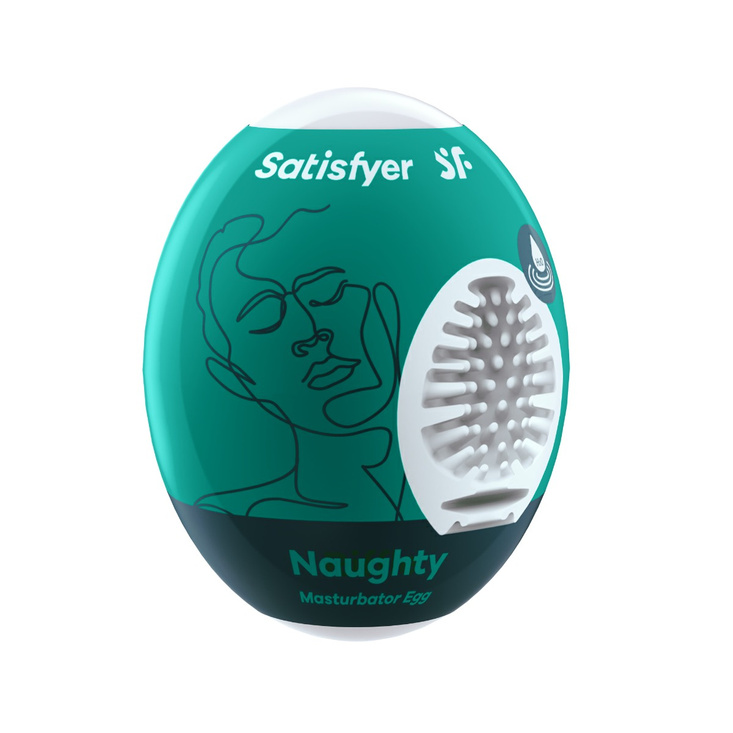 Samolubrykujący masturbator jajko Satisfyer Masturbator Egg Naughty