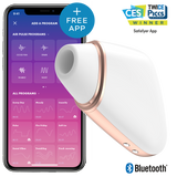 Stymulator Łechtaczki Z Aplikacją Love Triangle White Satisfyer