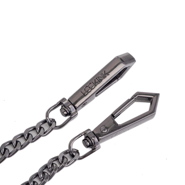 LOCKINK Collar with Leash Set Black