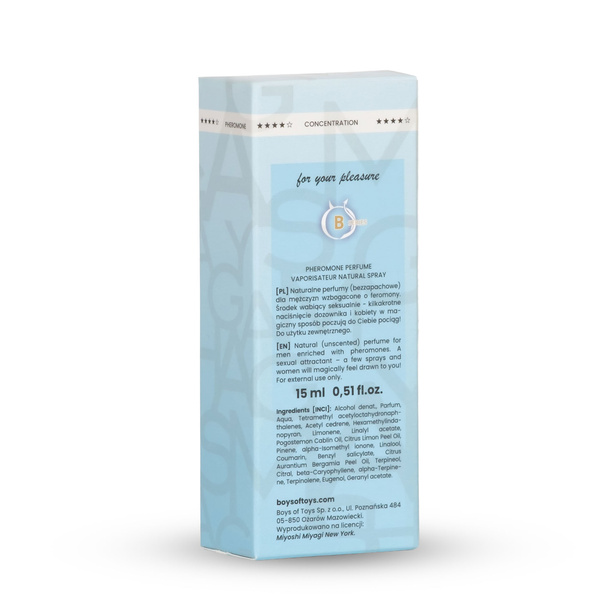 PURE feromon parfumes 15ml Homme Miyoshi Miyagi