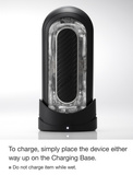 Flip Zero Electronic Vibration Black Tenga