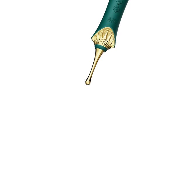 Багатофункціональний Вібратор Bess 2 Турquoise Green Zalo