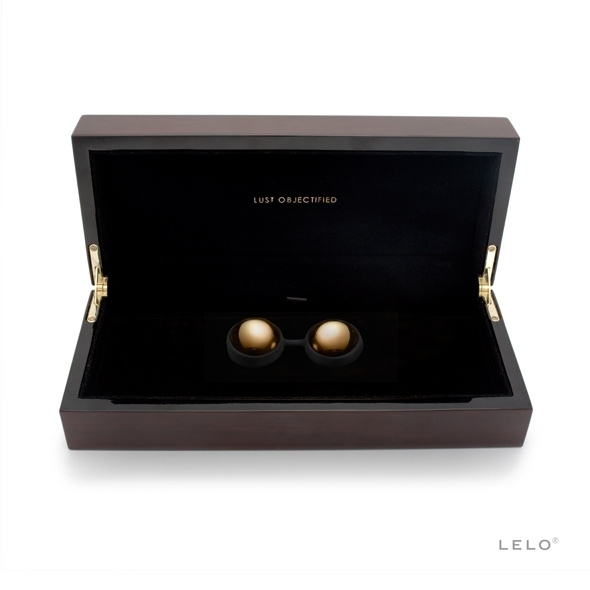 Позолочені кульки гейші Luna Beads Luxe Gold Lelo