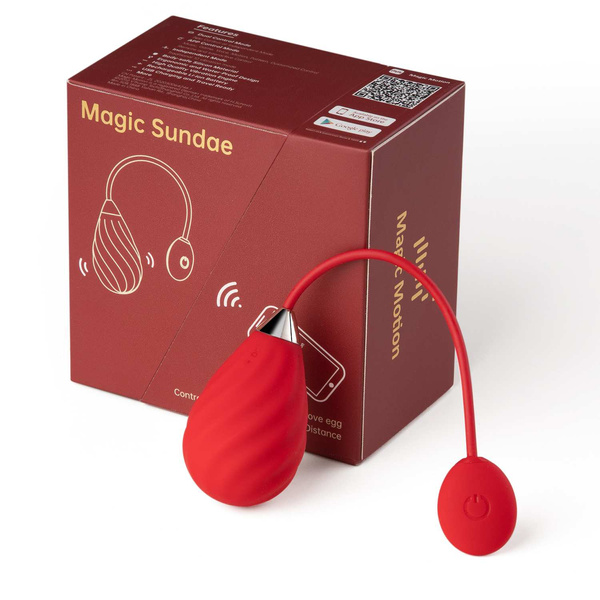 Magic Motion Sundae vibrating egg red