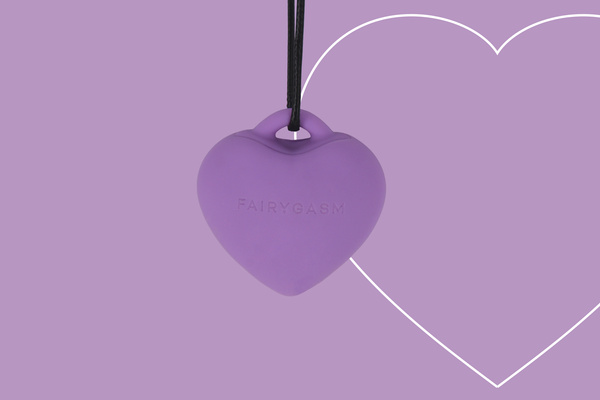 Інтимний масажер Pleasurestone фіолетовий FairyGasm