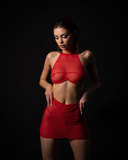 Promees Reina Red bra XS/S