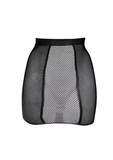 LE DÉSIR High-Waist Fishnet Skirt One Size Black