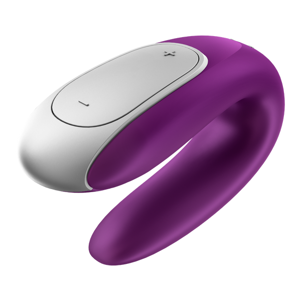 Wibrator dla par Satisfyer Double Fun Violet