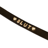 Gold Word Choker-Slut Liebe Seele
