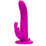 Happy Rabbit Rechargeable Vibrating Strap-On Harness Set Purple
