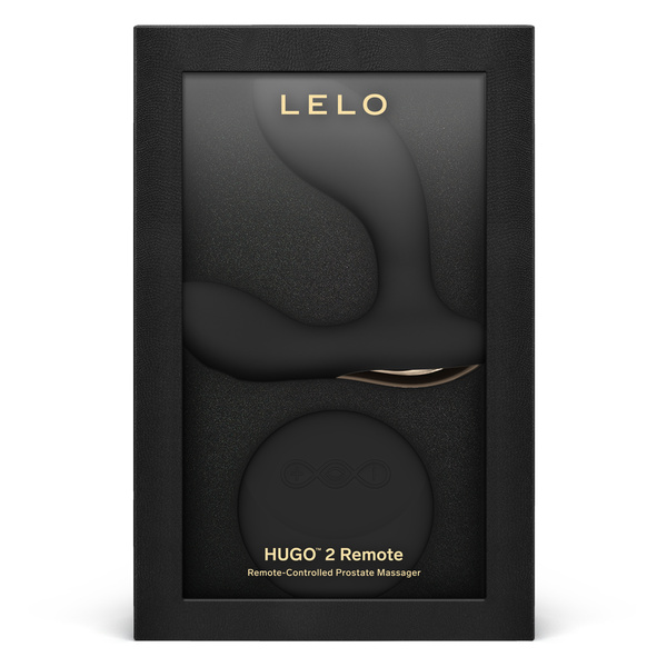 Масажер простати Hugo 2 Remote Black Lelo