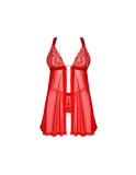 Komplet Bielizny Babydoll + Stringi Elianes M/L Obsessive
