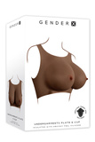 Протез грудей Undergarments Plate E-Cup Dark Gender X
