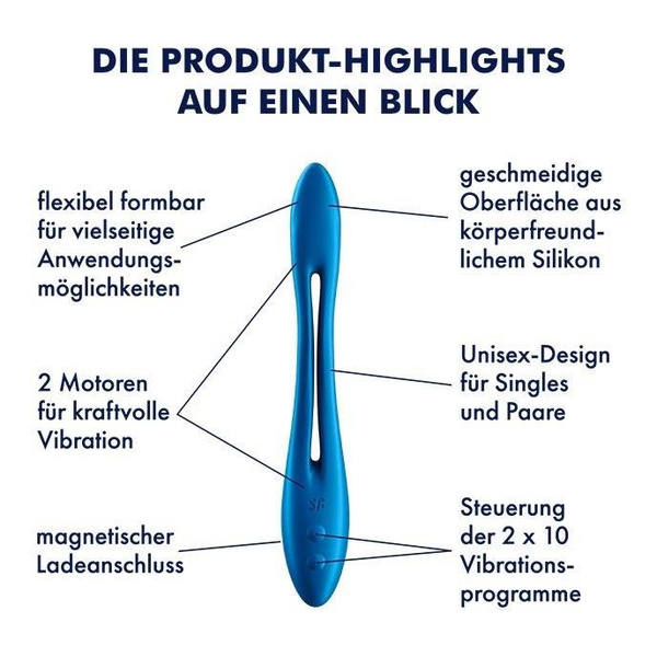 Багатофункціональний вібратор Elastic Game multi vibrator Satisfyer