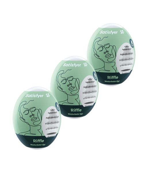 Satisfyer Riffle Eggs set of 3 masturbators
