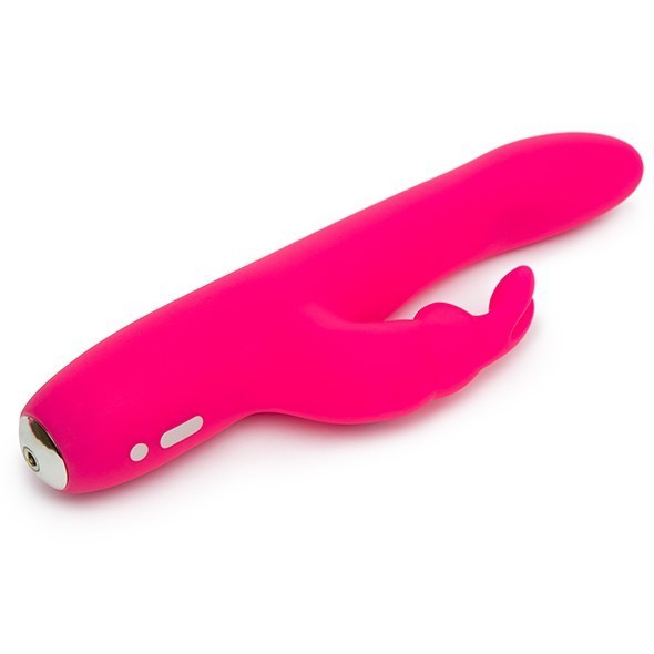 Вібратор-кролик Slimline Curve Rabbit Vibrator Pink Happy Rabbit