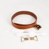 LOCKINK Ball-Gag & Gag-Bite Set Brown