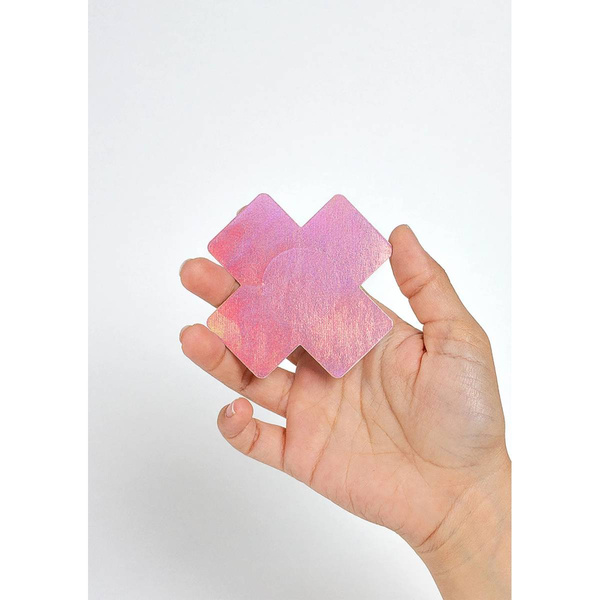 Cross Nipple Pasties 2 Pair Secret Play