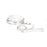 Нашийник з повідцем Fuji White Collar With Leash Liebe Seele