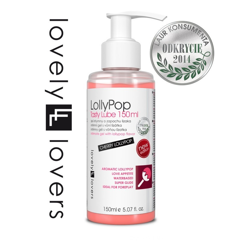 Lovely Lovers LollyPop Tasty Lube lubrykant jadalny 150 ml