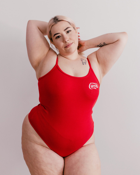 GWP Red Teddy Curves L
