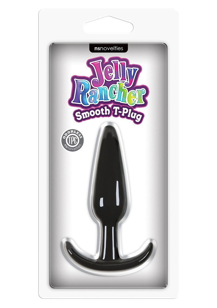 Jelly Rancher Smooth T-Plug Black