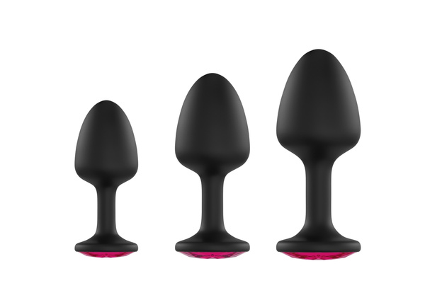 Korek analny z kulką Geisha Plug Ruby M Marc Dorcel