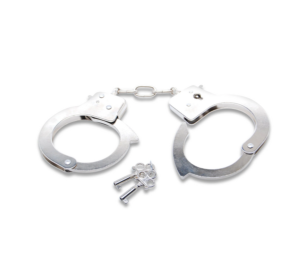 Kajdanki Pipedream Fetish Fantasy Series Official Handcuffs Silver