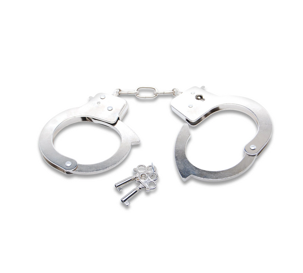 Kajdanki Fetish Fantasy Series Official Handcuffs Silver