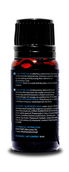 Феромони Чоловічі Bemine Pure For Man 10 Ml Lovely Lovers