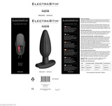 ElectraStim Silicone Noir Rocker Butt Plug Medium