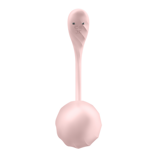 Ribbed Petal Connect App - Wearable Couple Vibrator - Rose