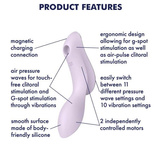 Wibrator wielofunkcyjny  Curvy Trinity 2 violet Satisfyer