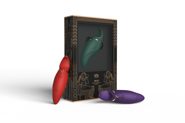 Multifunctional Spot Vibrator Hero Jewel Green Zalo
