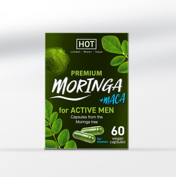 Добавка для чоловіків Premium Moringa Active Men Caps 60 Stk. Hot