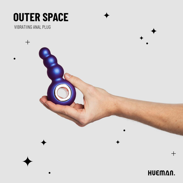 Анальний пробка Outer Space Vibrating Anal Plug Hueman