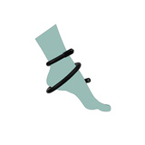 Еластичний електрод Recoil Формований Електрод ElectraStim