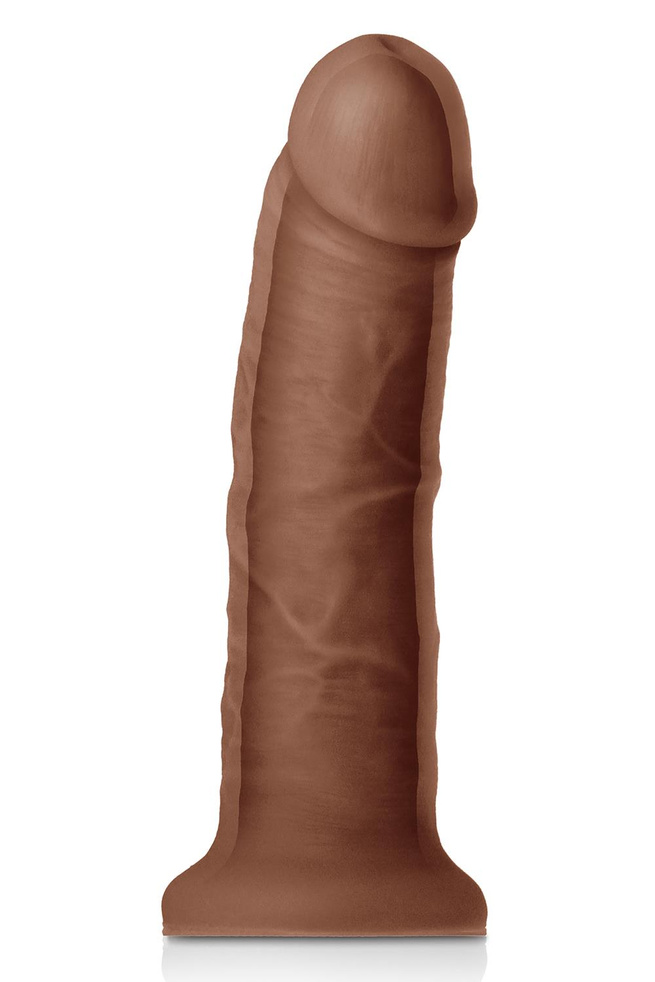 NS Novelties Dual Density Girth Dildo Brown