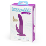 Happy Rabbit Rechargeable Vibrating Strap-On Harness Set Purple