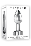 Gender X korek analny Rockin Metal Plug Mini