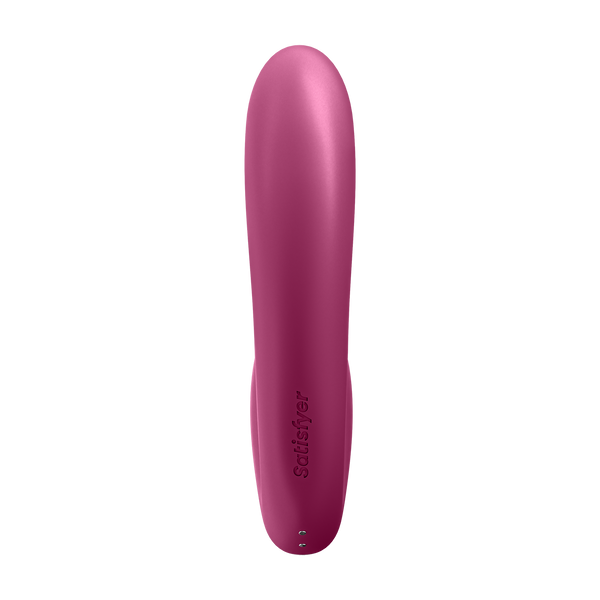 Wibrator ze stymulatorem Satisfyer Sunray Connect App Berry 