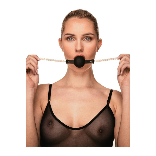 Затискач BDSM Majestic Pearl Mouthgag Guilty Pleasure