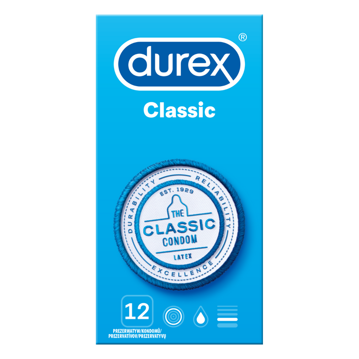 Prezerwatywy lateksowe Durex Classic 12 szt