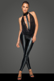 Noir Handmade F223 Overall with tulle top and choker XL
