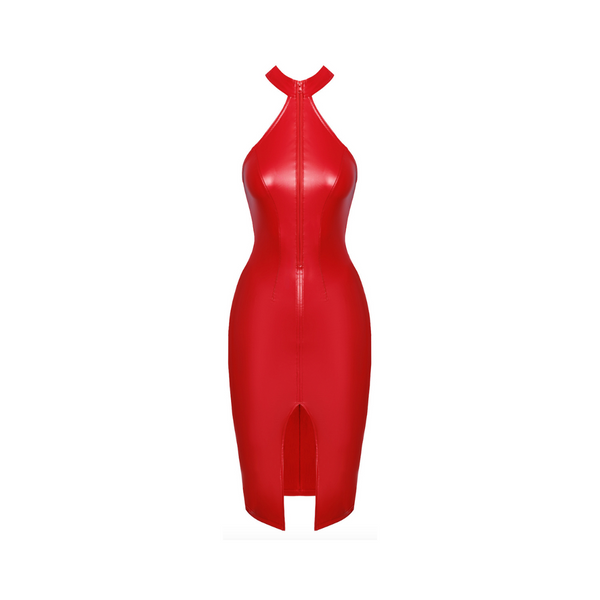 Noir Handmade F354 Orgia Midi Dress Red S