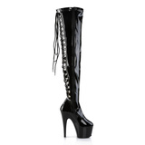 Kozaki za kolano Adore-3063 Black Pat/ Black 8 (38,5) Pleaser