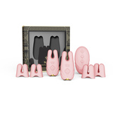 Вібруючі кліпси на соски Nave Coral Pink Zalo