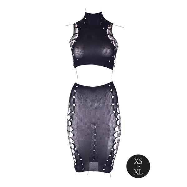 Komplet Kala Xxxvii 2 Piece With Turtleneck Black Os Le Désir